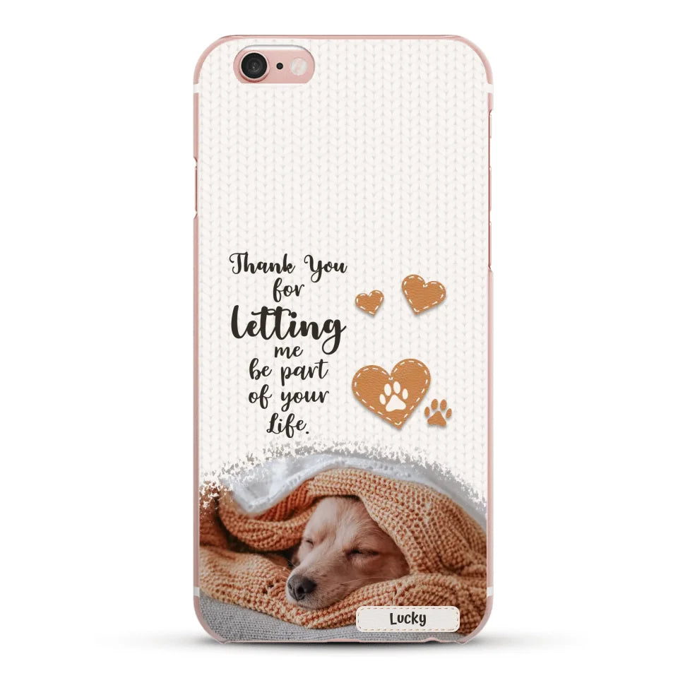 Thank you - Personalised Phone Case