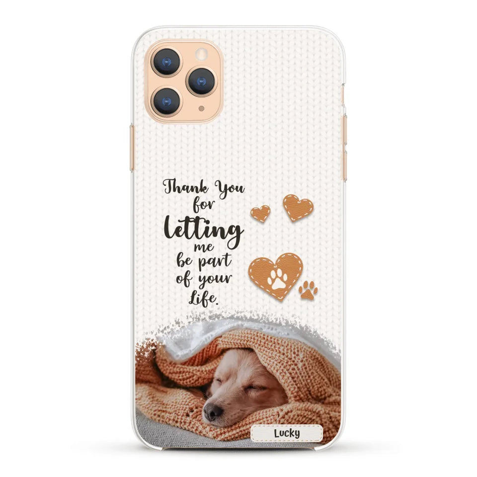 Thank you - Personalised Phone Case