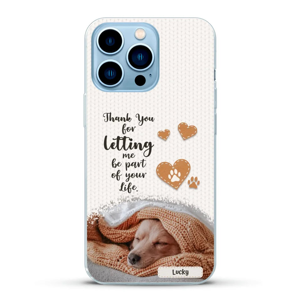 Thank you - Personalised Phone Case