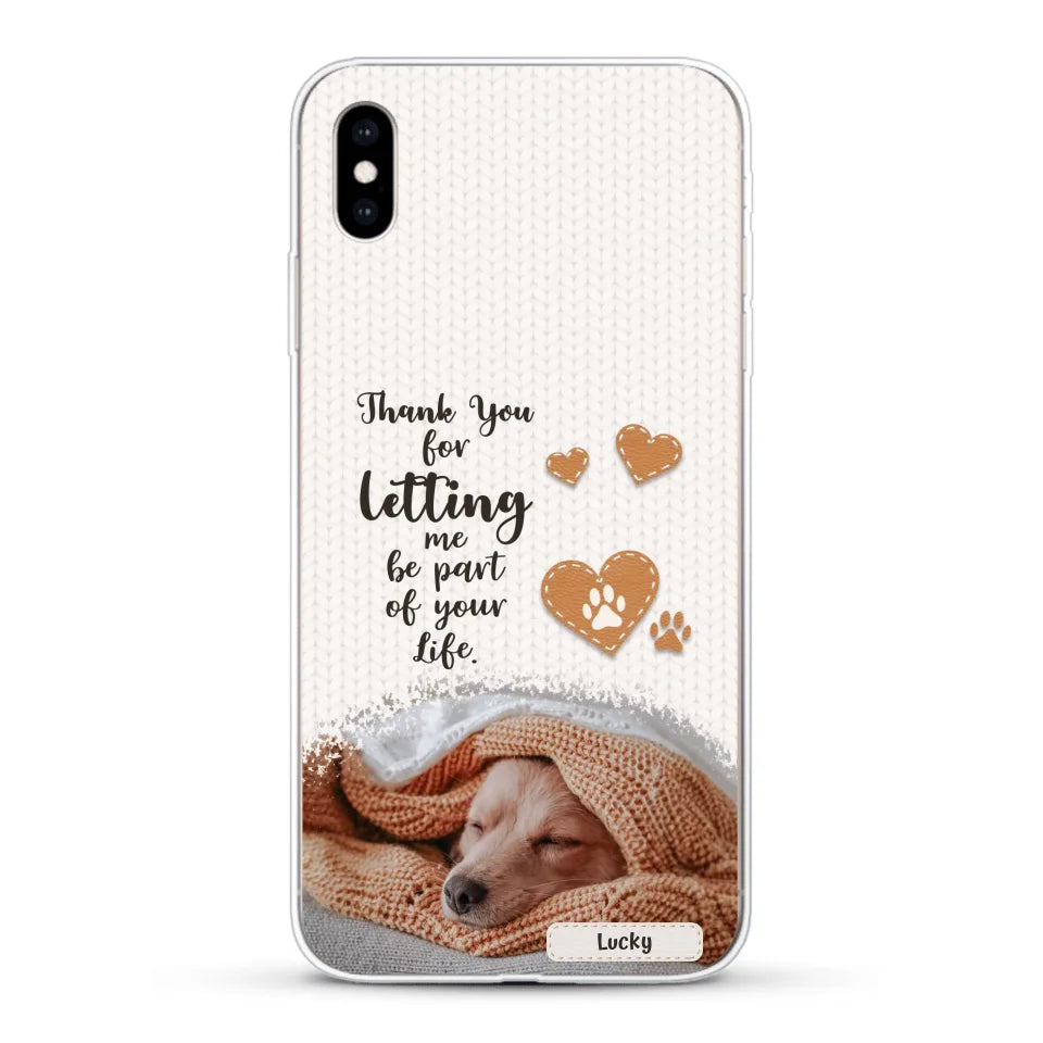 Thank you - Personalised Phone Case