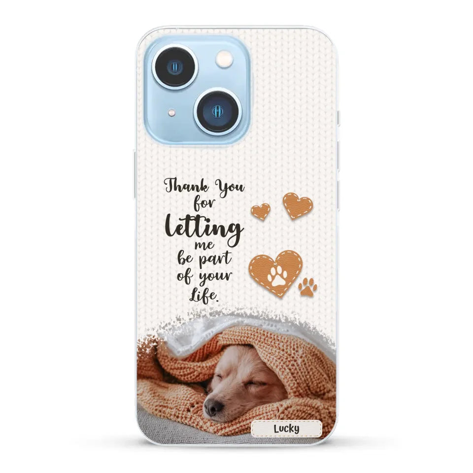 Thank you - Personalised Phone Case