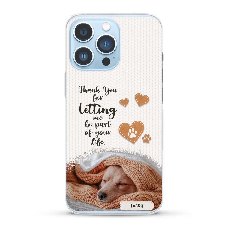 Thank you - Personalised Phone Case