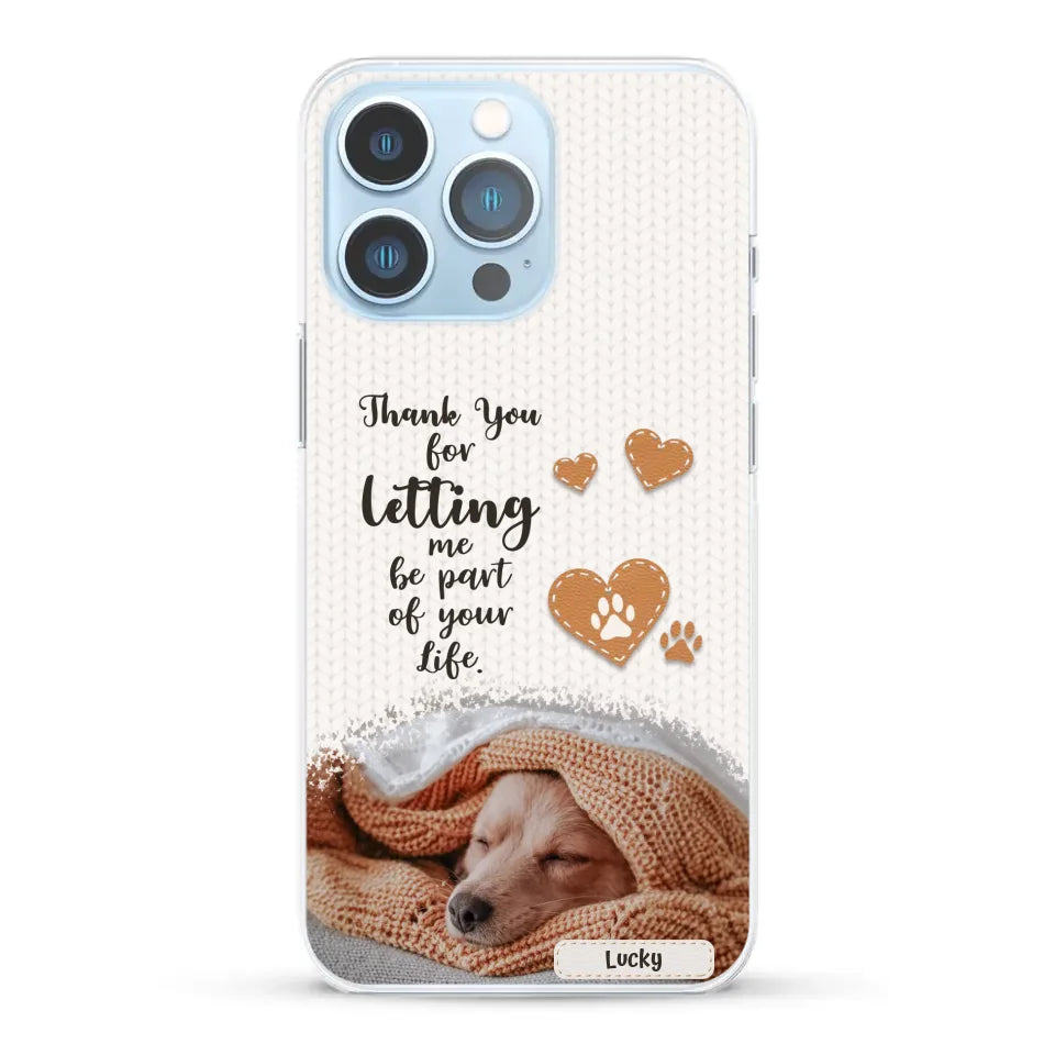 Thank you - Personalised Phone Case