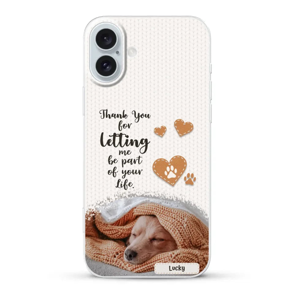 Thank you - Personalised Phone Case