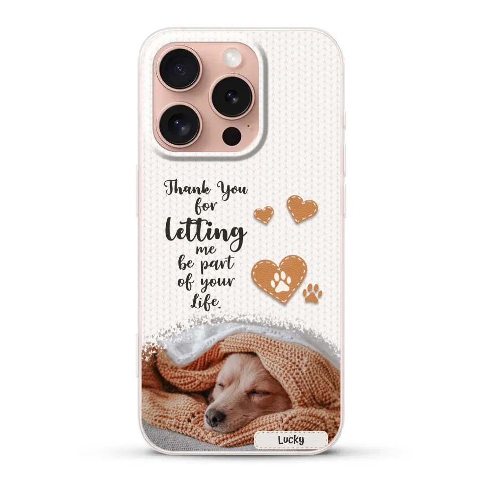 Thank you - Personalised Phone Case