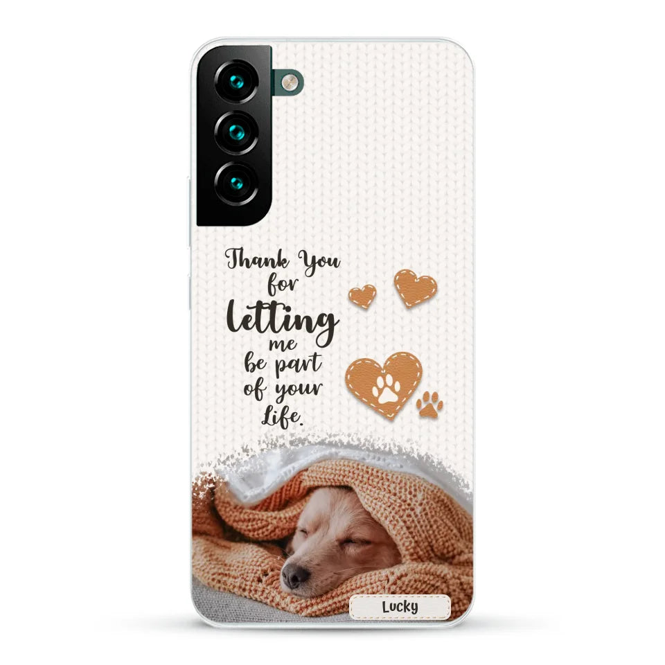 Thank you - Personalised Phone Case