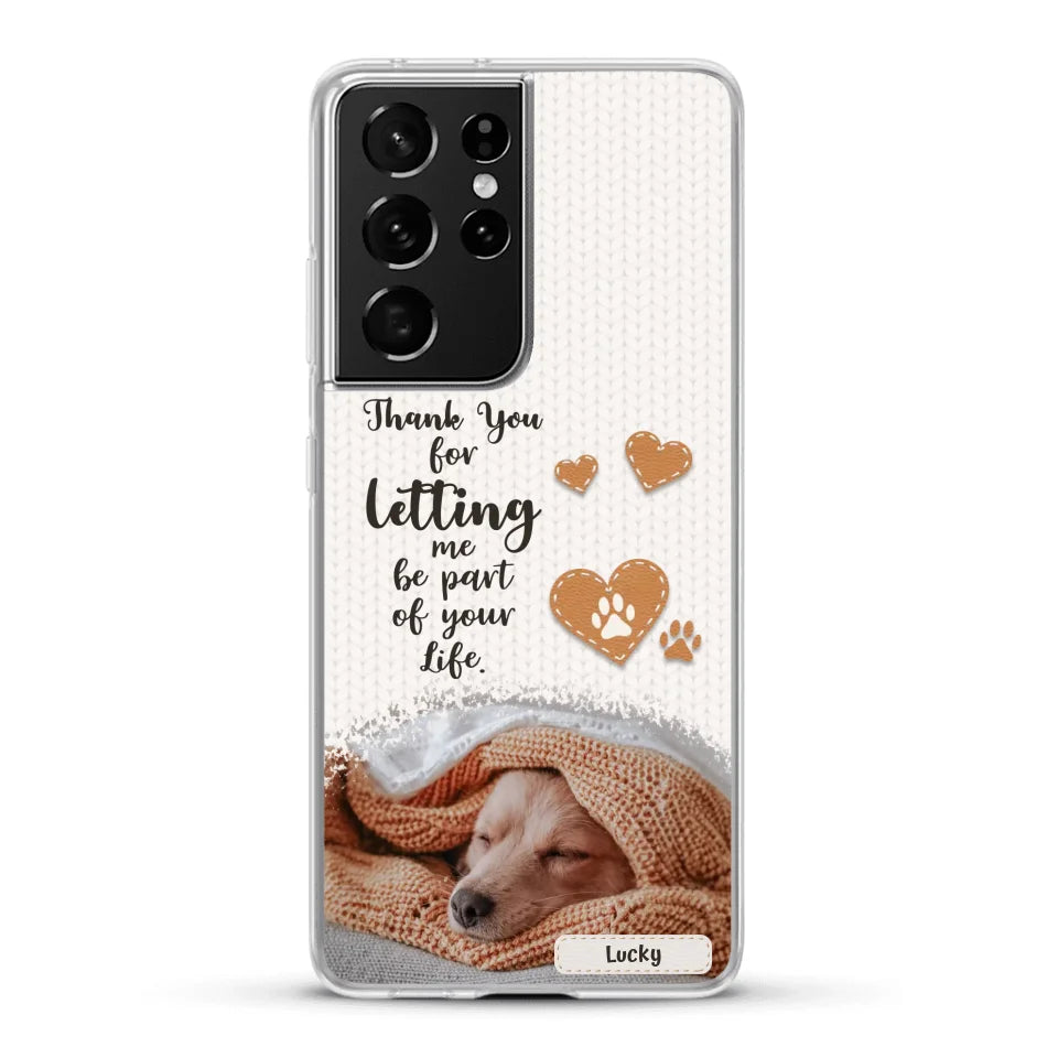 Thank you - Personalised Phone Case