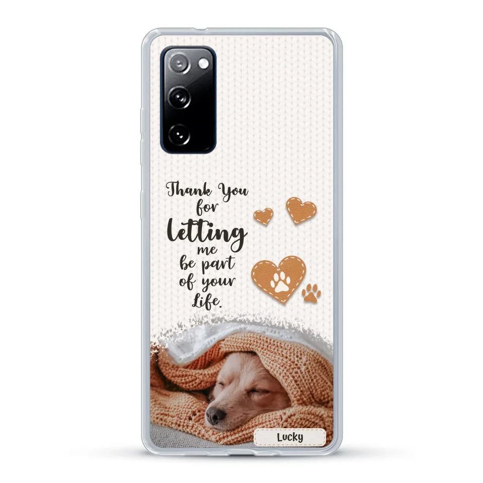 Thank you - Personalised Phone Case