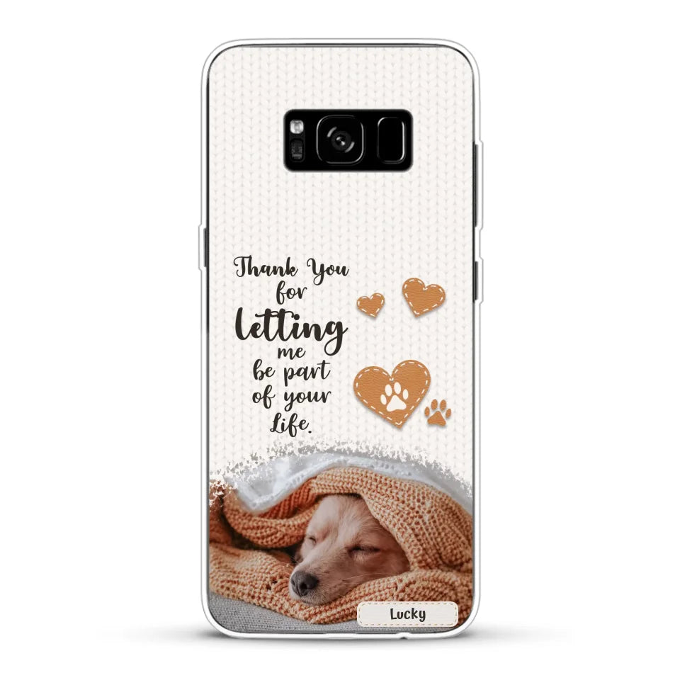 Thank you - Personalised Phone Case