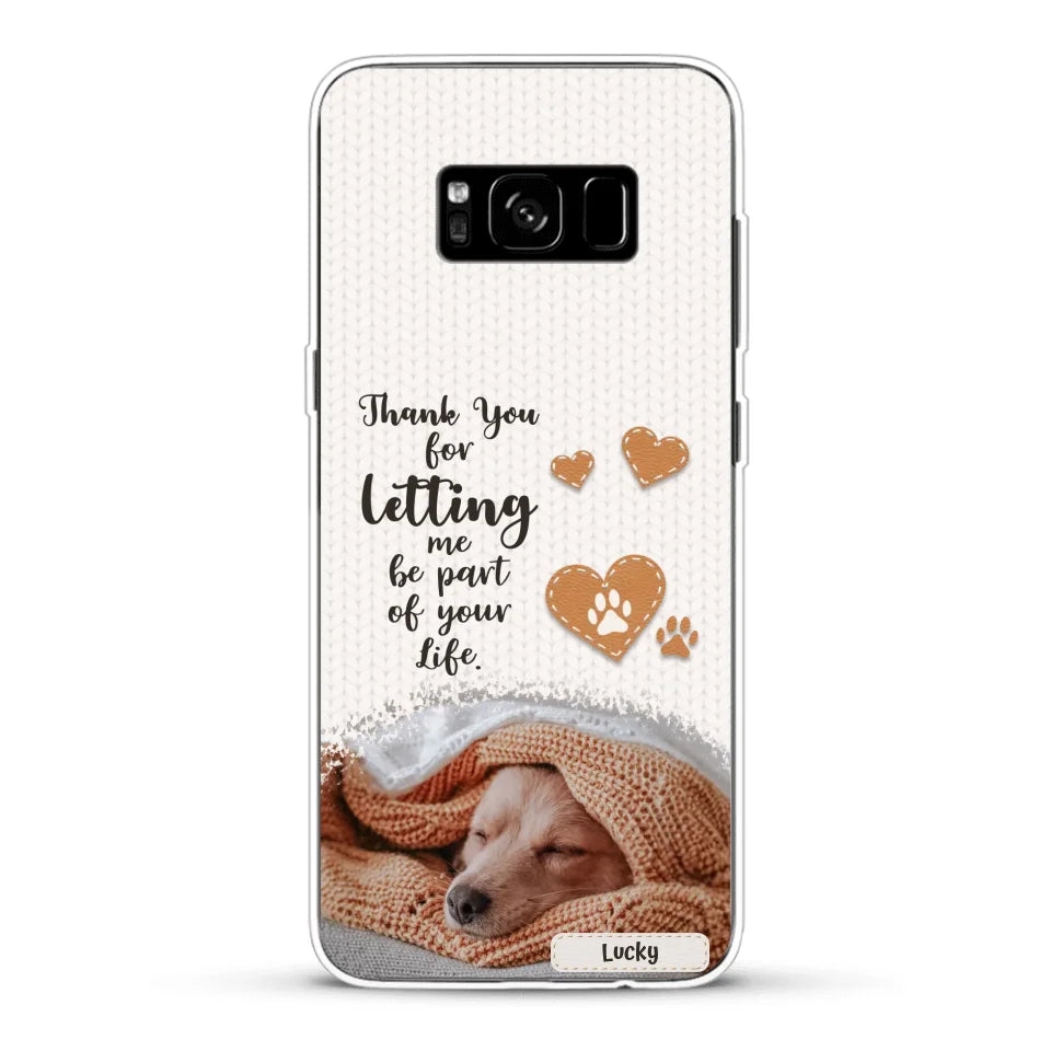 Thank you - Personalised Phone Case