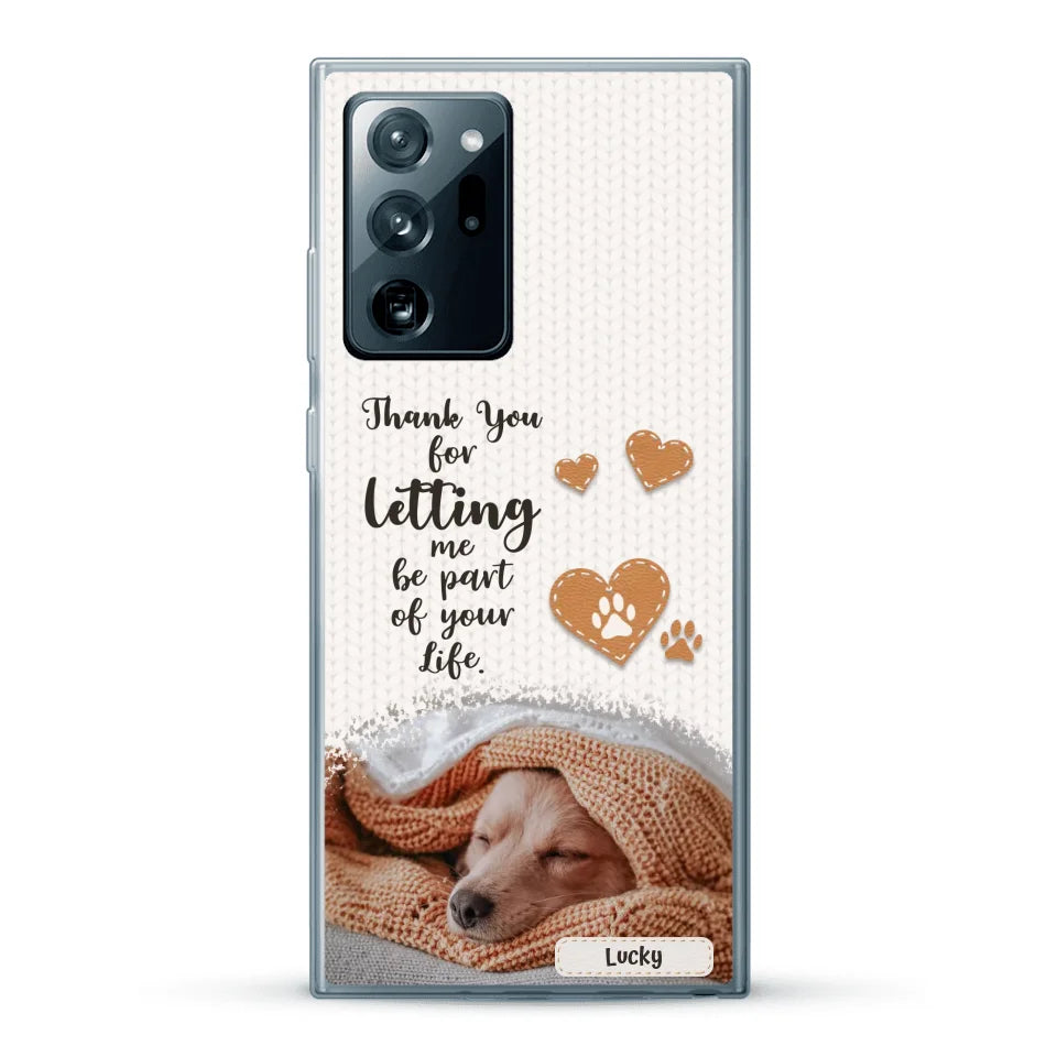 Thank you - Personalised Phone Case