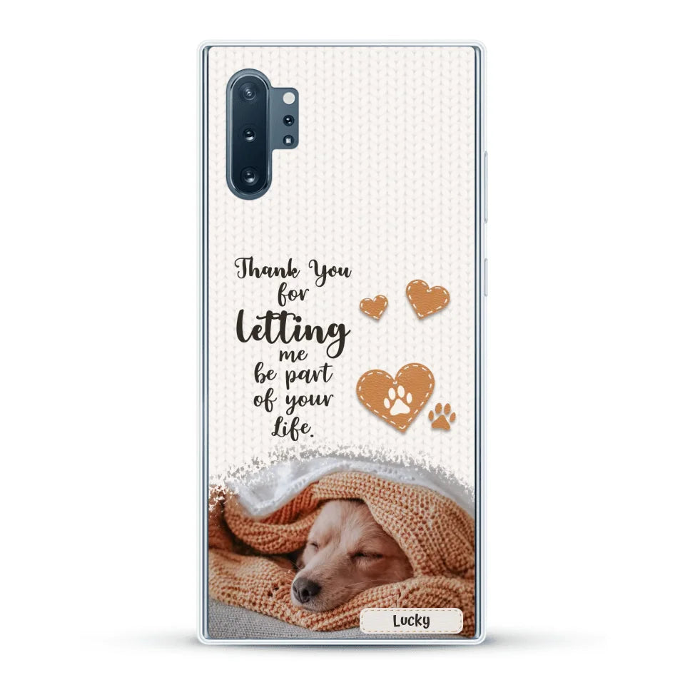 Thank you - Personalised Phone Case