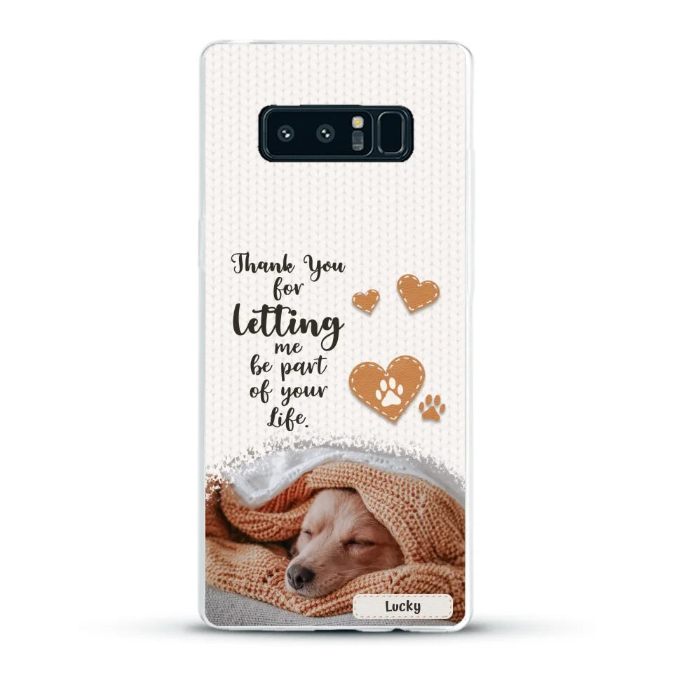 Thank you - Personalised Phone Case