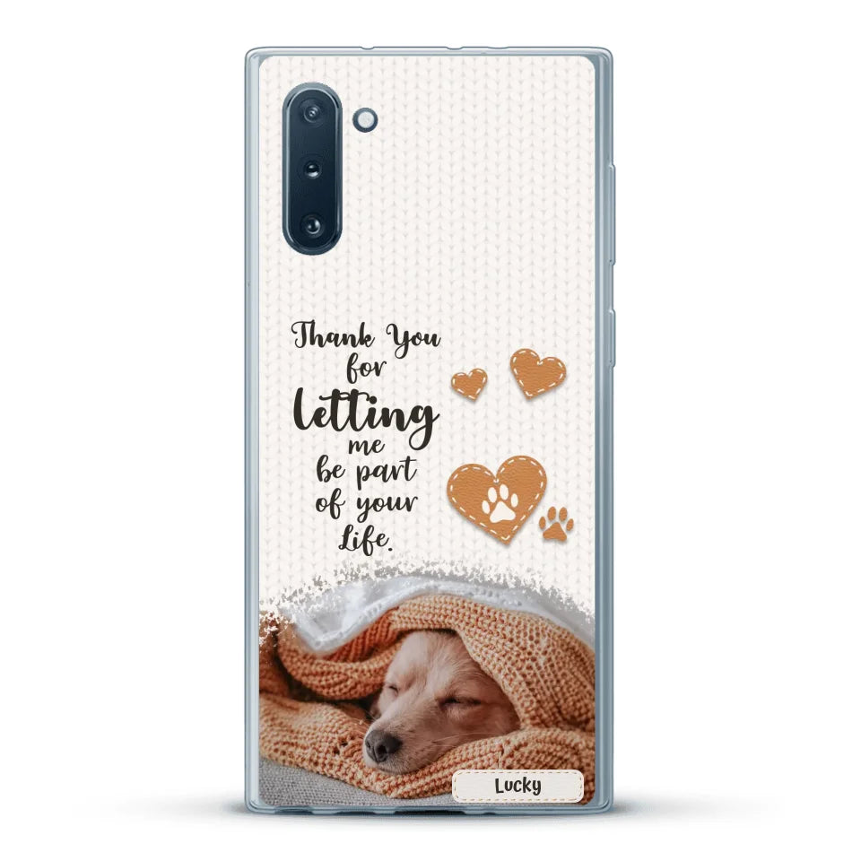 Thank you - Personalised Phone Case