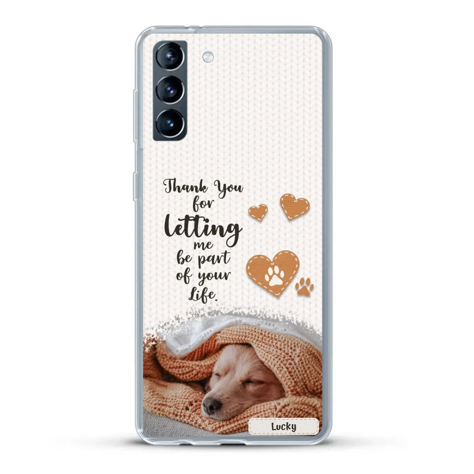 Thank you - Personalised Phone Case