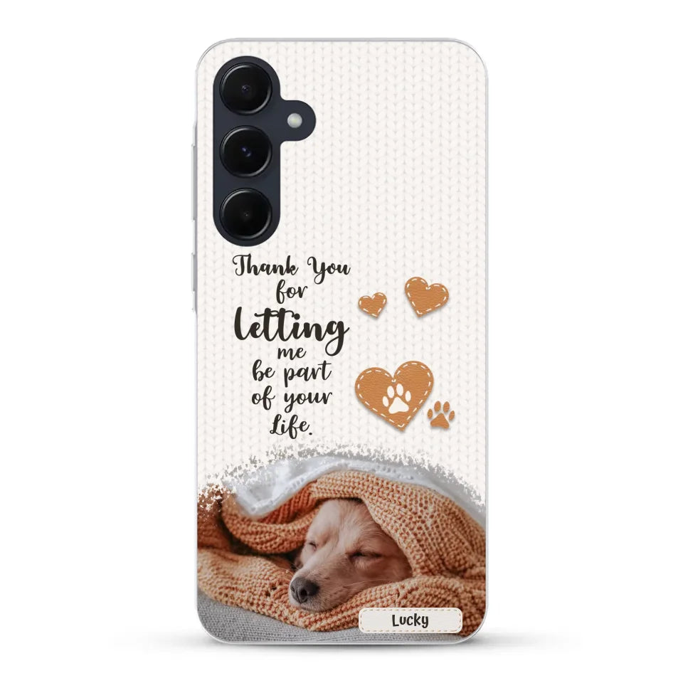 Thank you - Personalised Phone Case