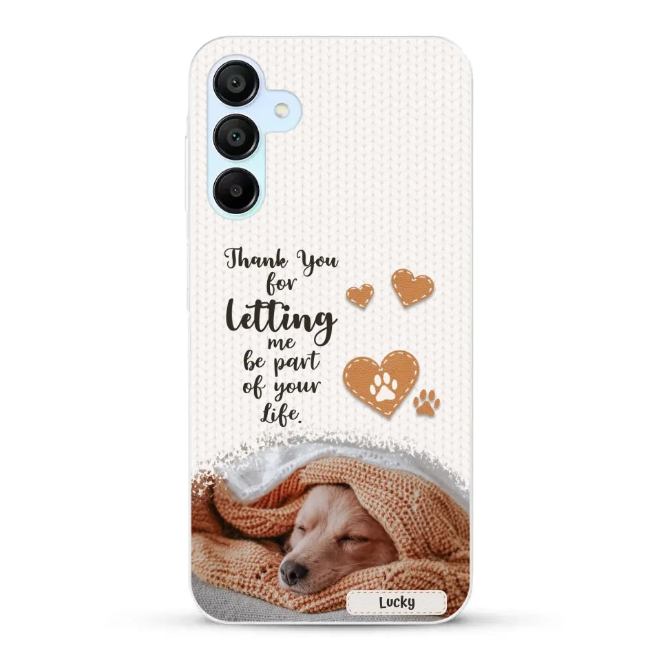 Thank you - Personalised Phone Case