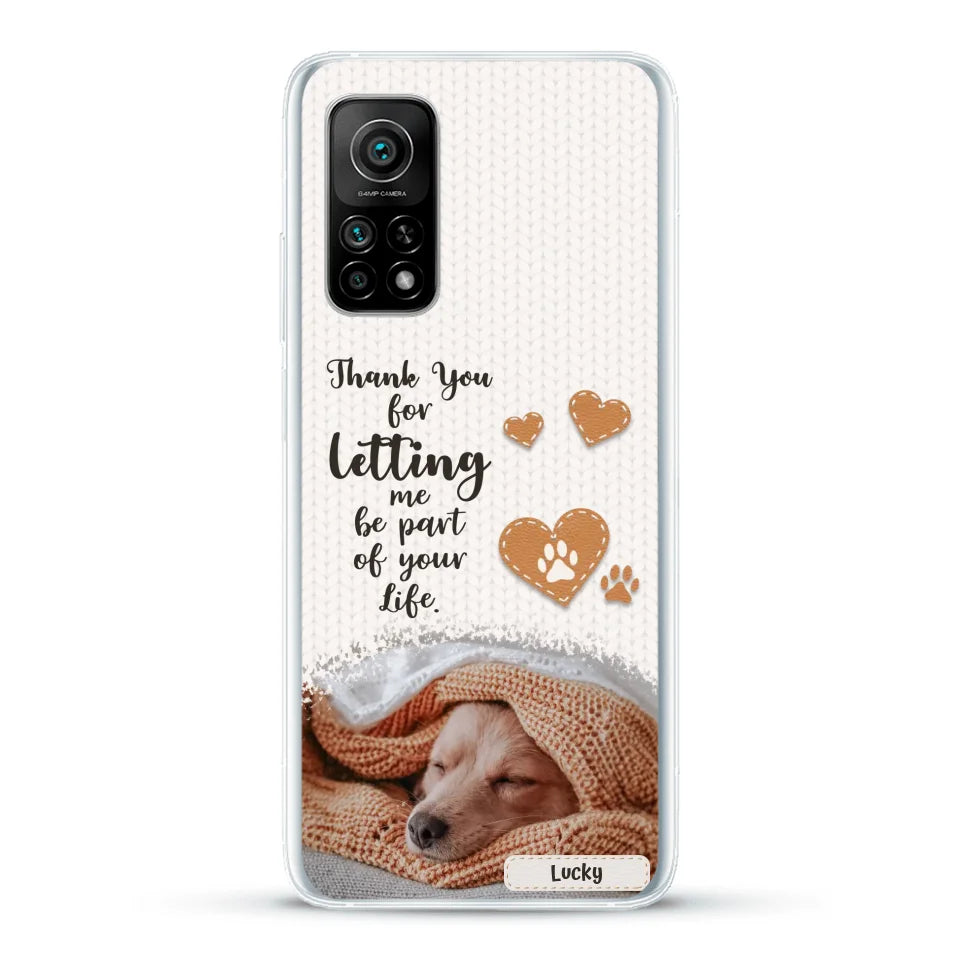 Thank you - Personalised Phone Case