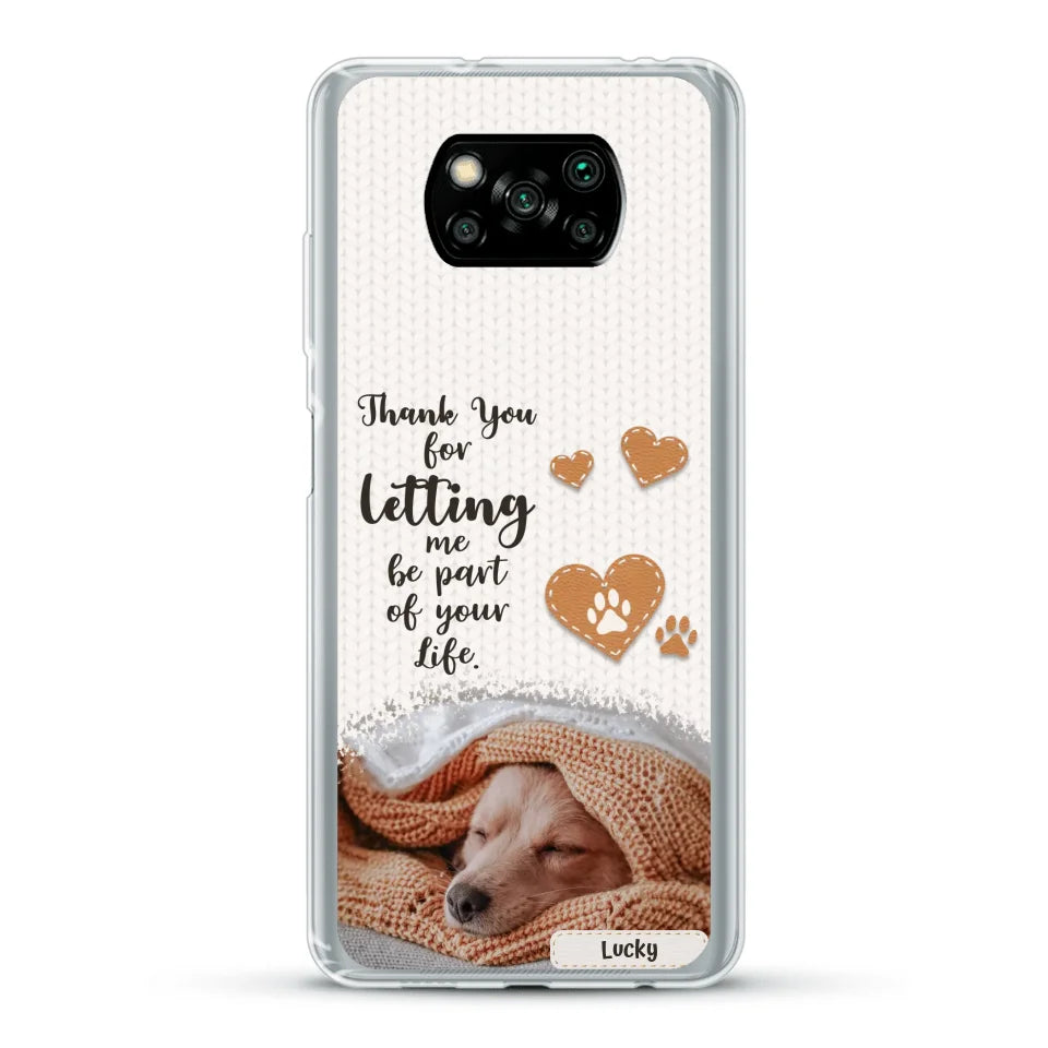 Thank you - Personalised Phone Case