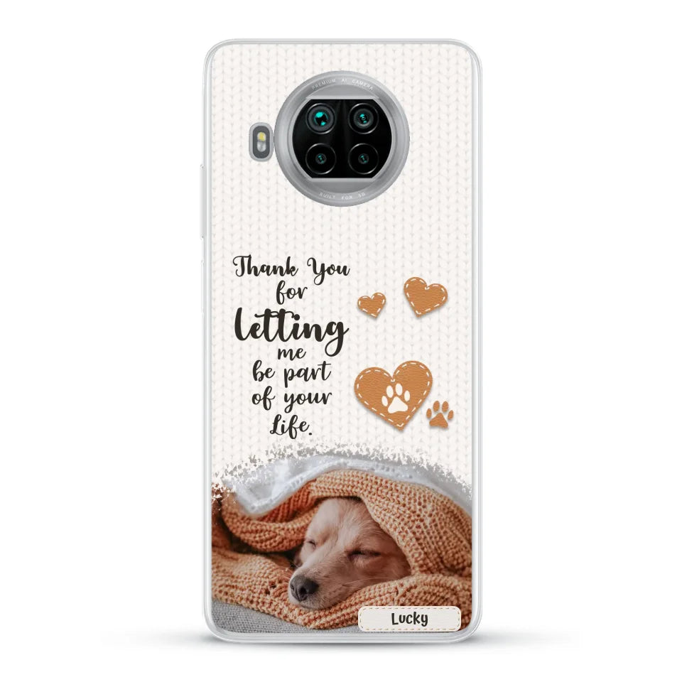 Thank you - Personalised Phone Case