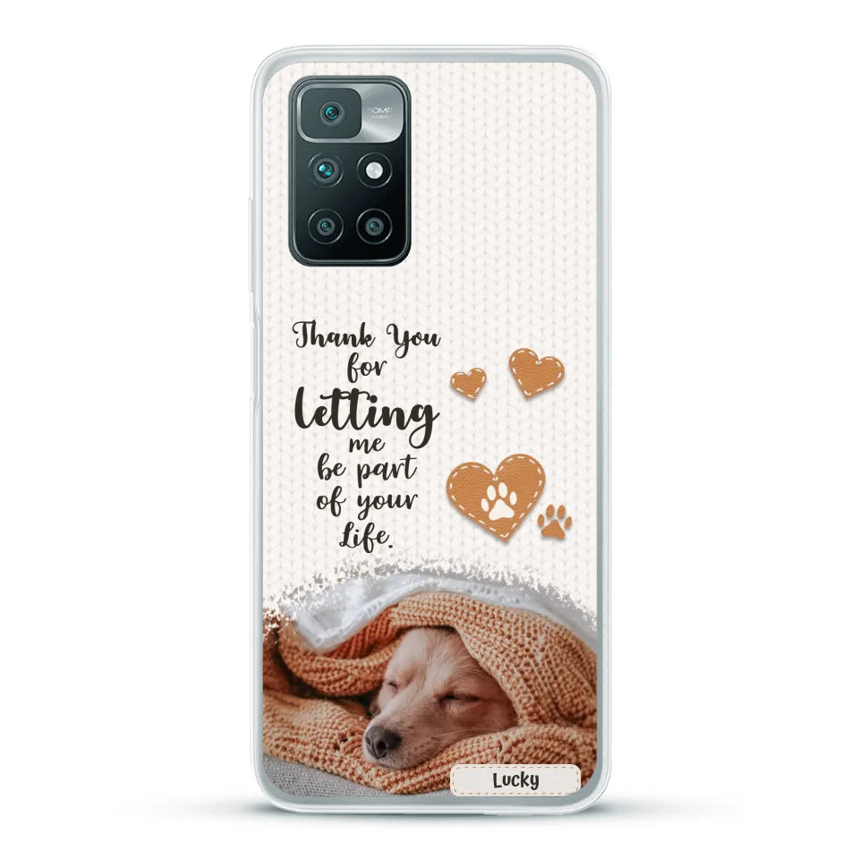 Thank you - Personalised Phone Case