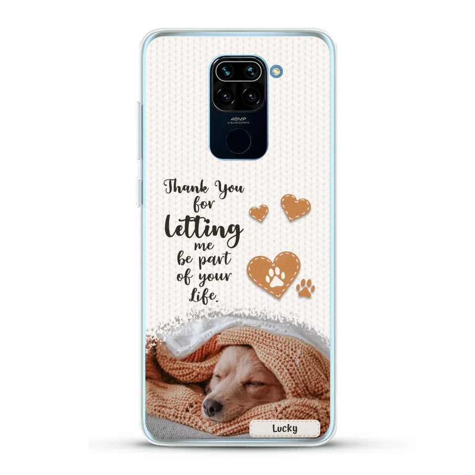 Thank you - Personalised Phone Case