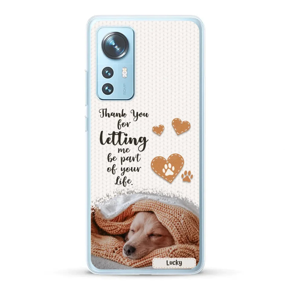 Thank you - Personalised Phone Case