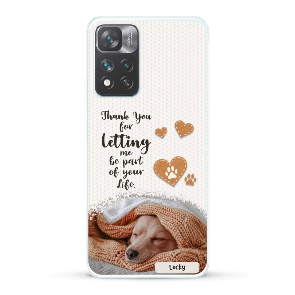 Thank you - Personalised Phone Case