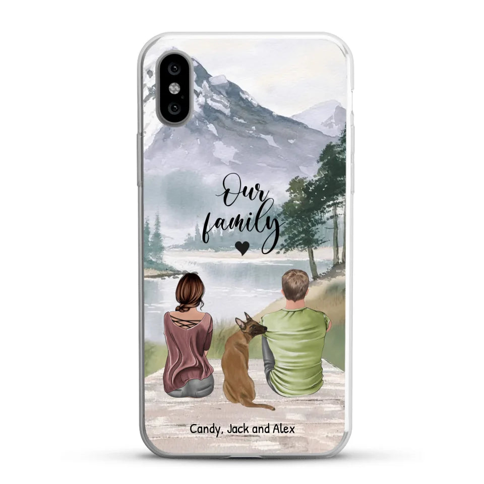 Together with our pet - Personalised phone case