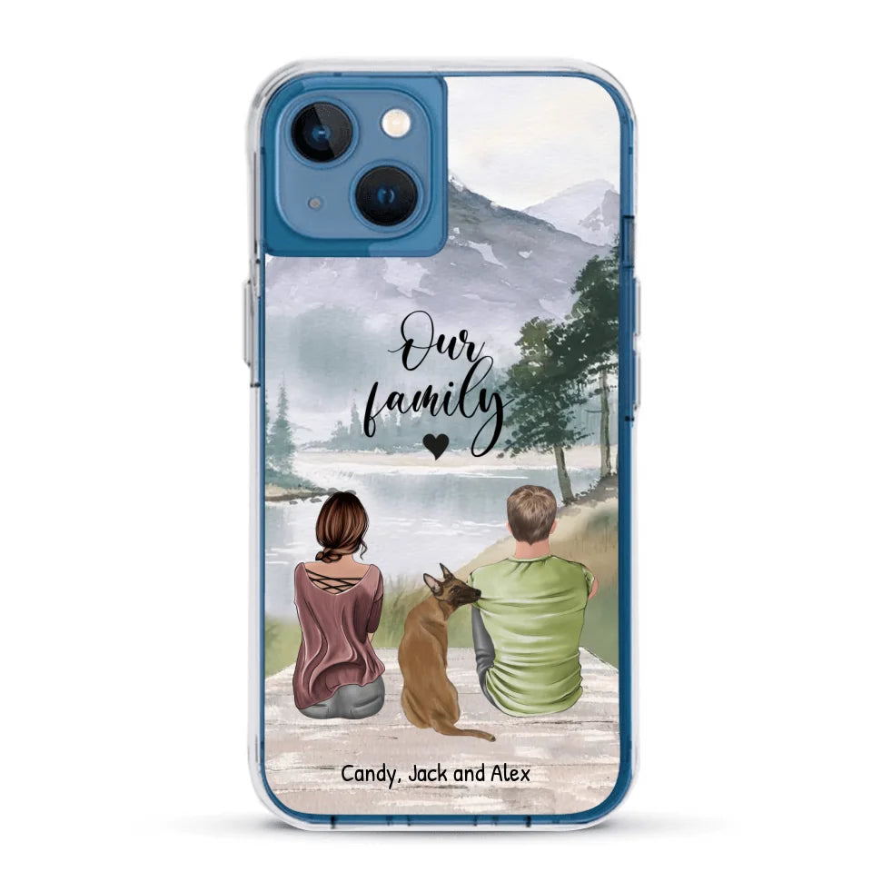 Together with our pet - Personalised phone case