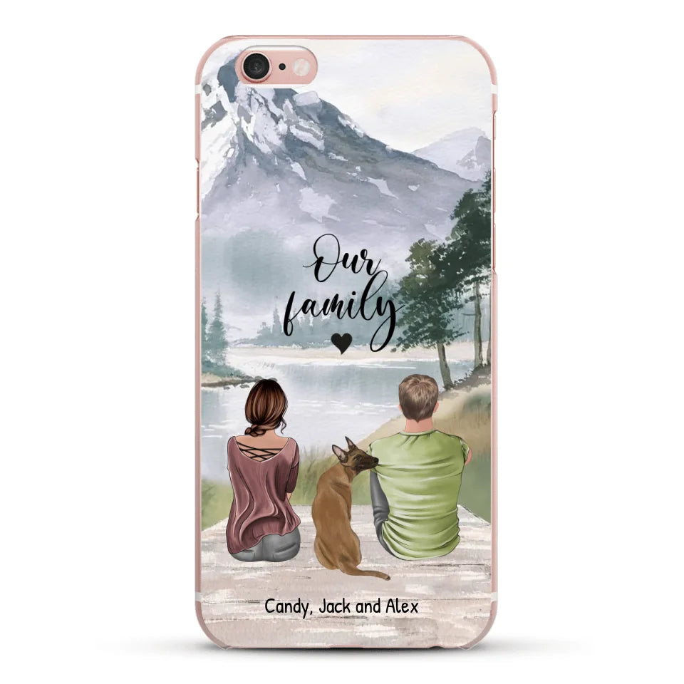 Together with our pet - Personalised phone case