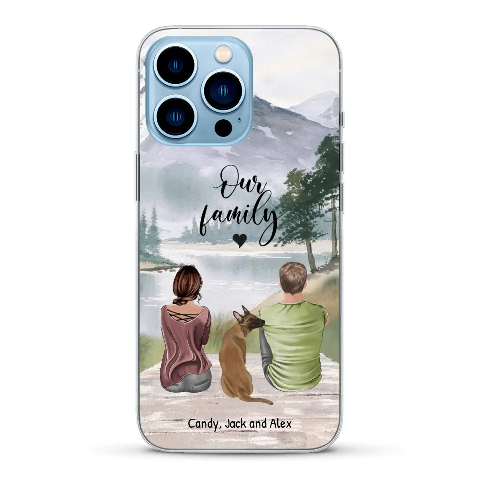 Together with our pet - Personalised phone case