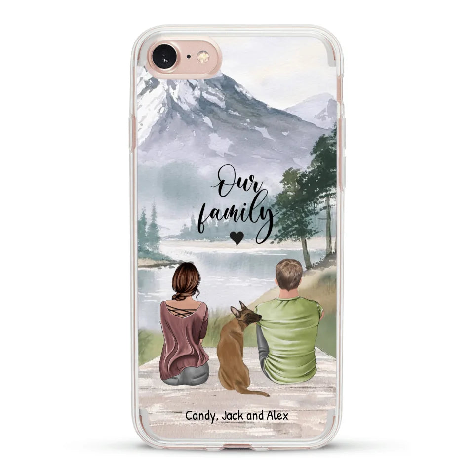 Together with our pet - Personalised phone case