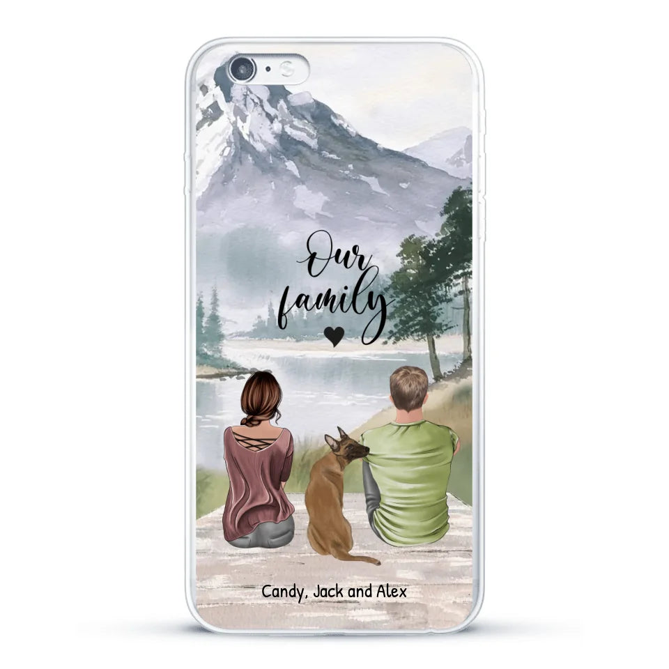 Together with our pet - Personalised phone case