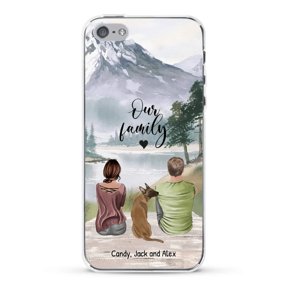 Together with our pet - Personalised phone case