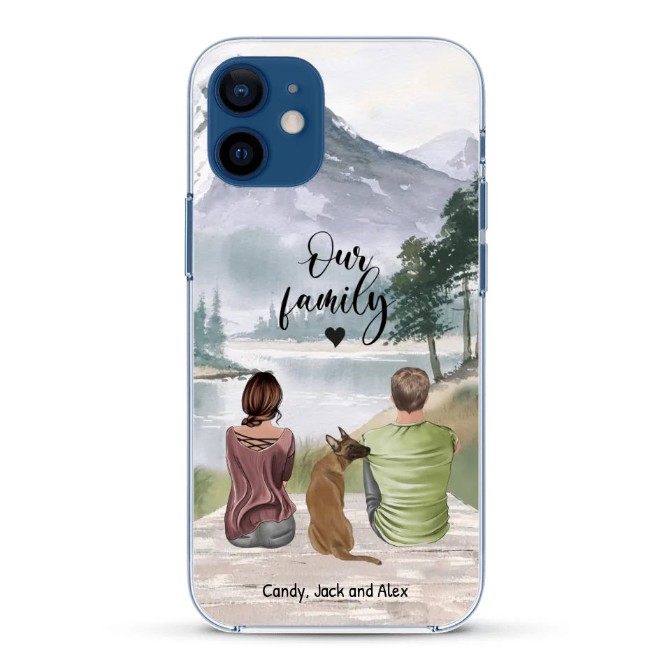 Together with our pet - Personalised phone case