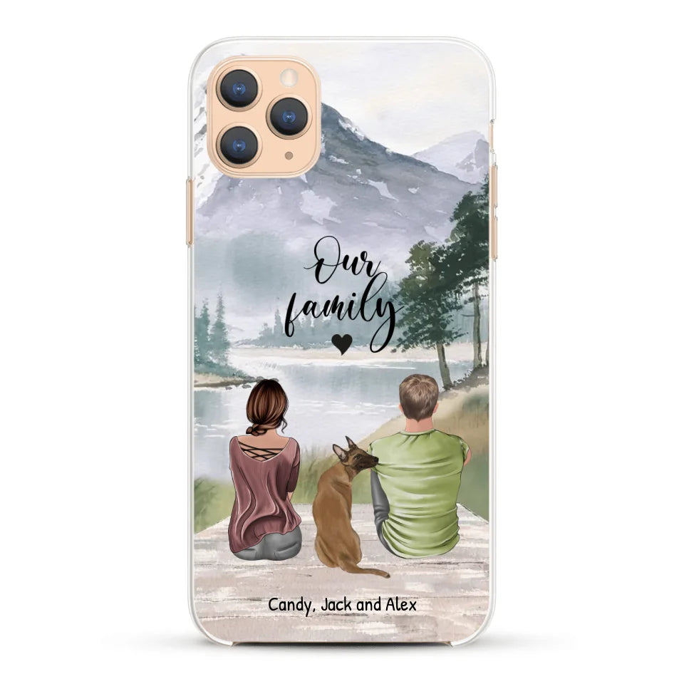 Together with our pet - Personalised phone case