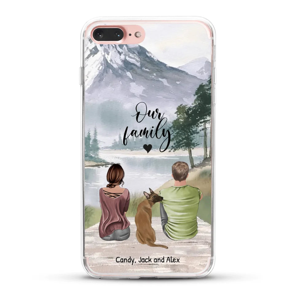 Together with our pet - Personalised phone case