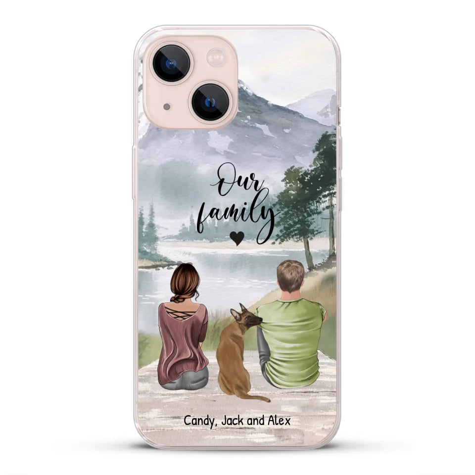 Together with our pet - Personalised phone case