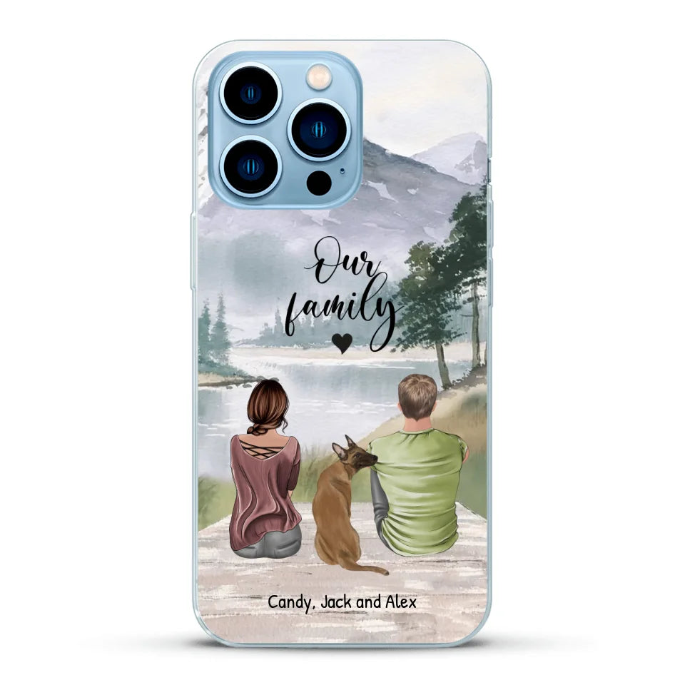 Together with our pet - Personalised phone case