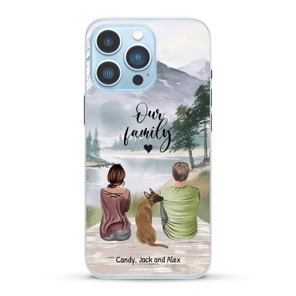 Together with our pet - Personalised phone case