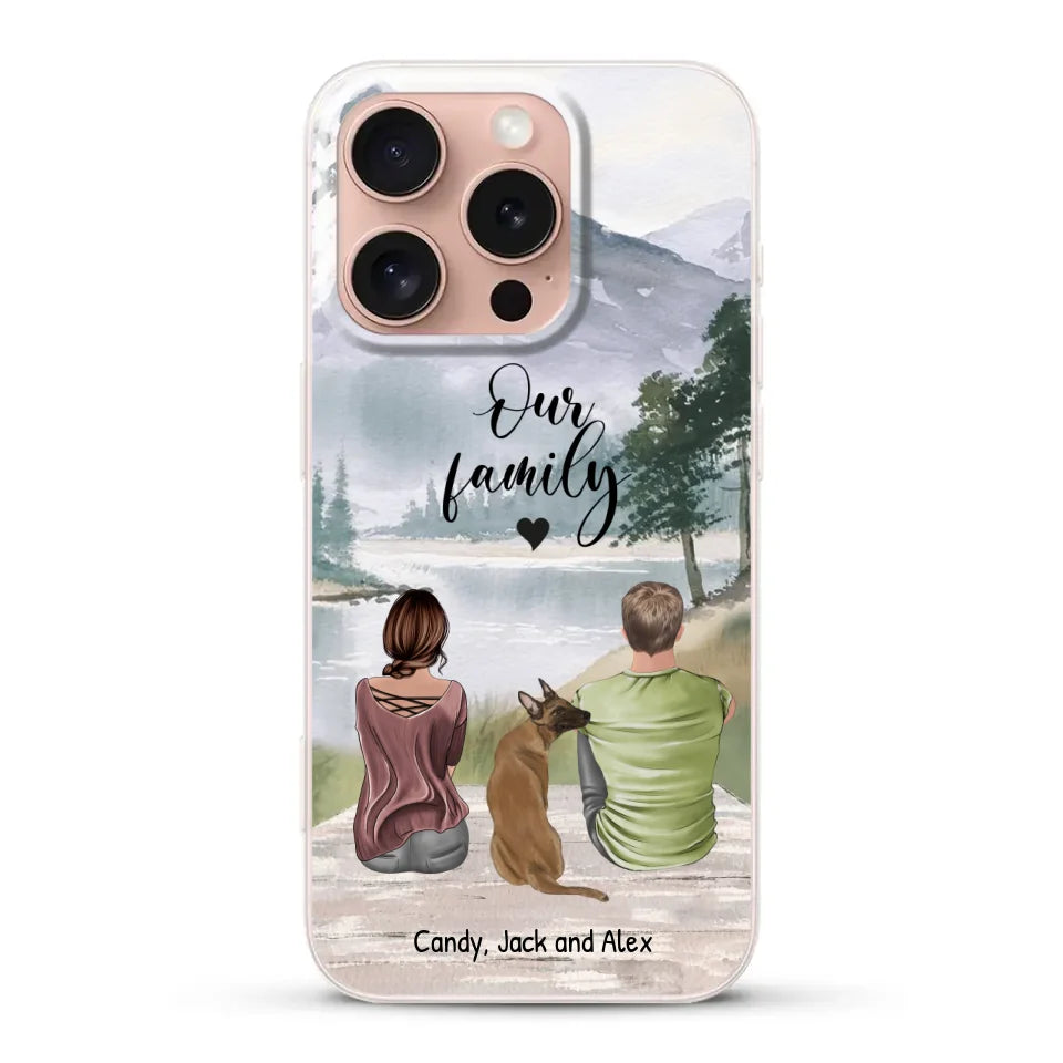 Together with our pet - Personalised phone case