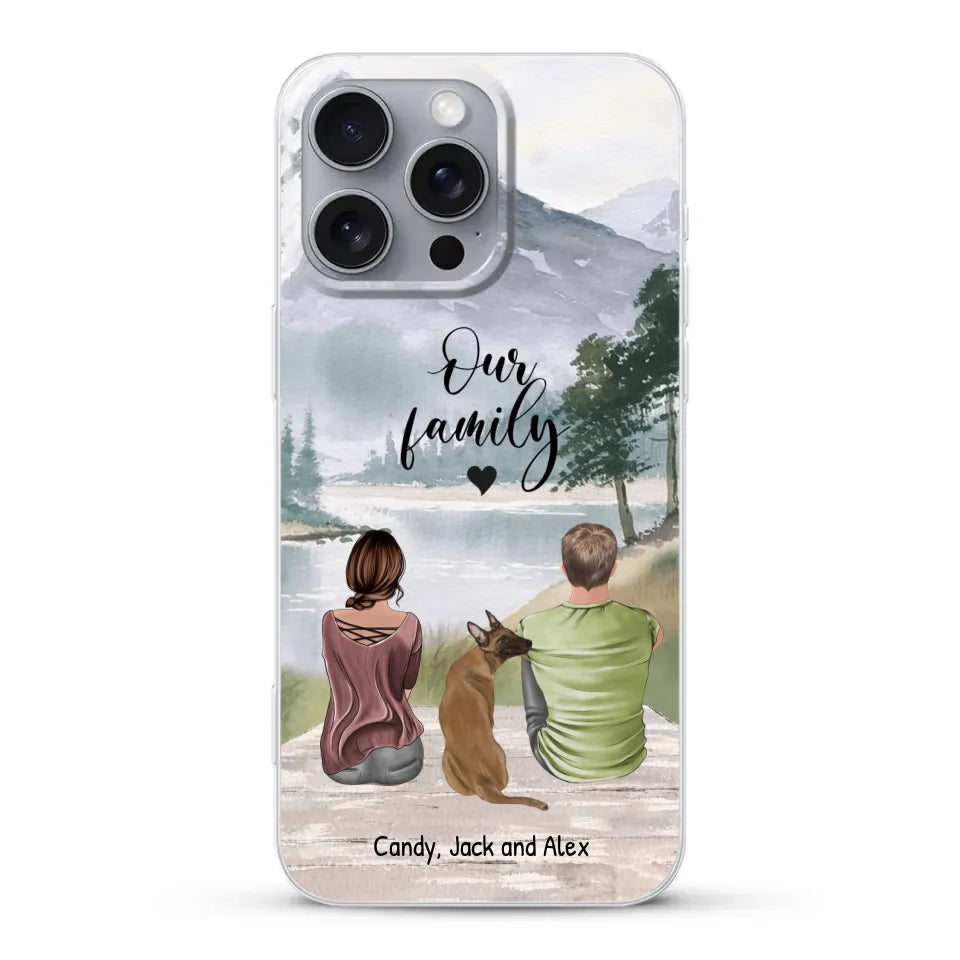 Together with our pet - Personalised phone case