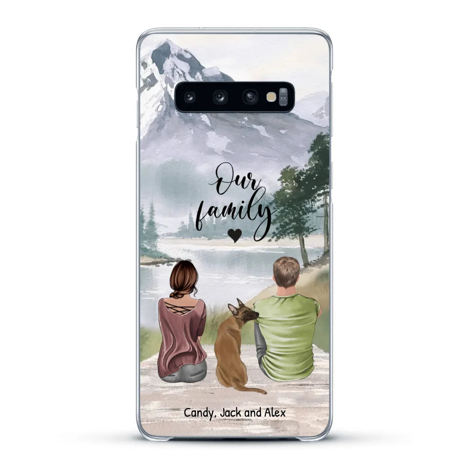 Together with our pet - Personalised phone case