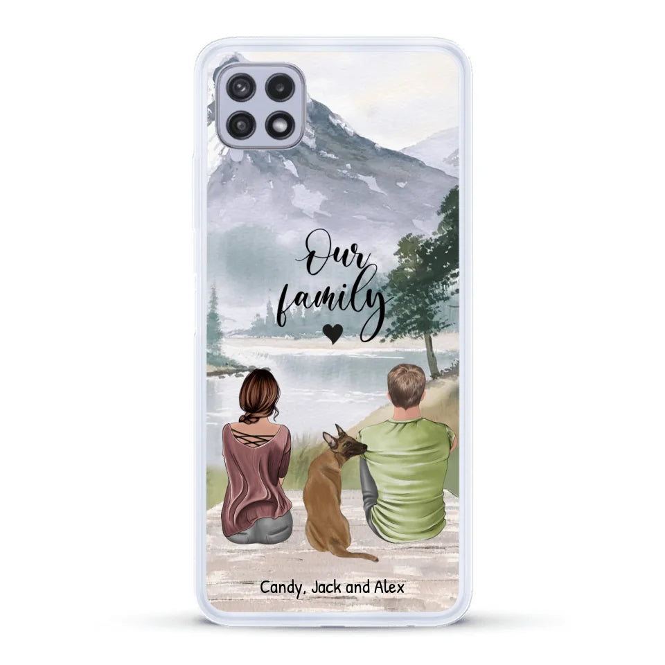 Together with our pet - Personalised phone case