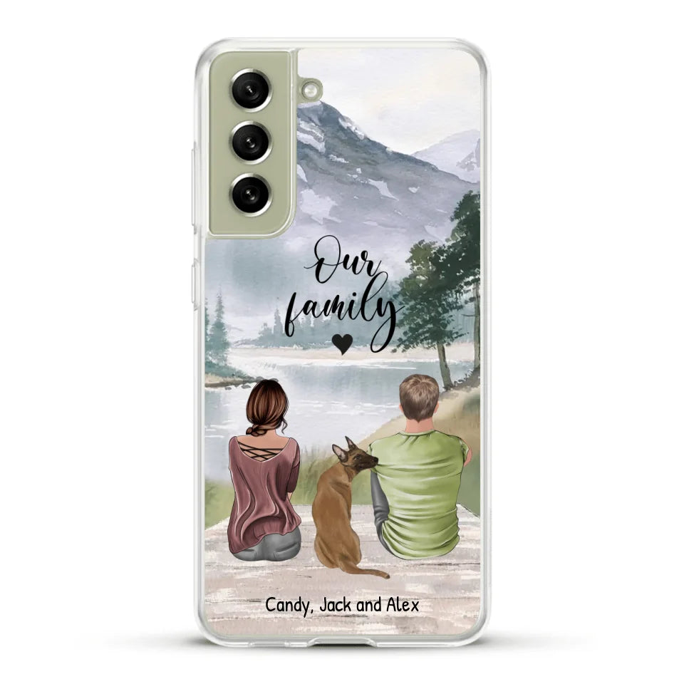 Together with our pet - Personalised phone case