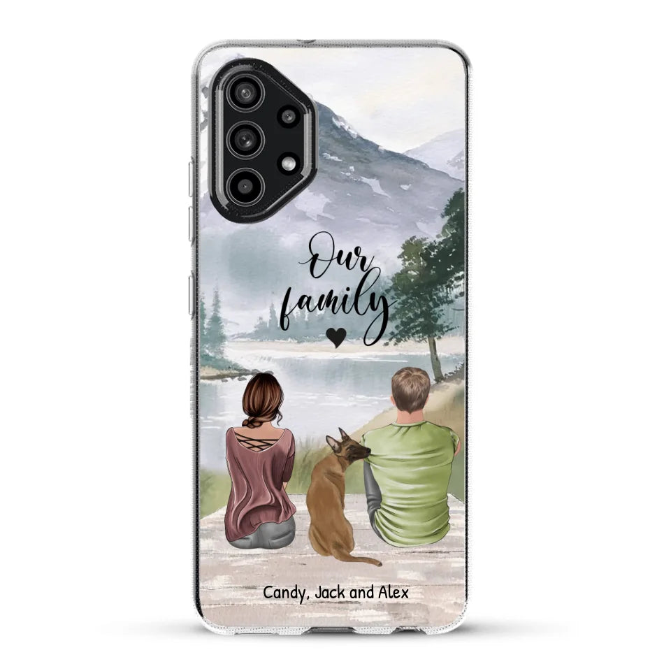 Together with our pet - Personalised phone case