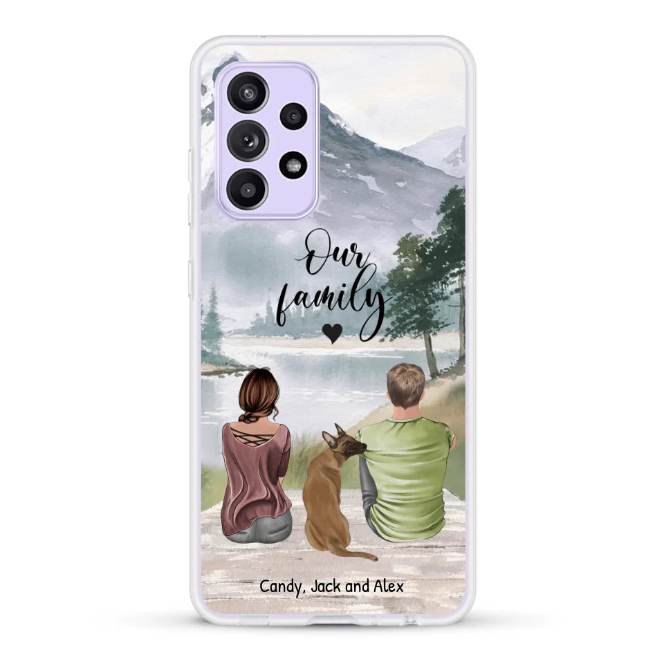 Together with our pet - Personalised phone case