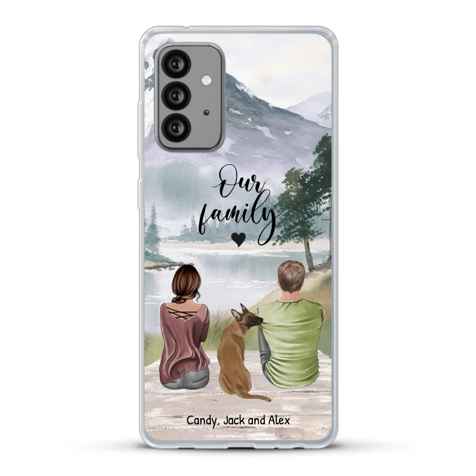 Together with our pet - Personalised phone case