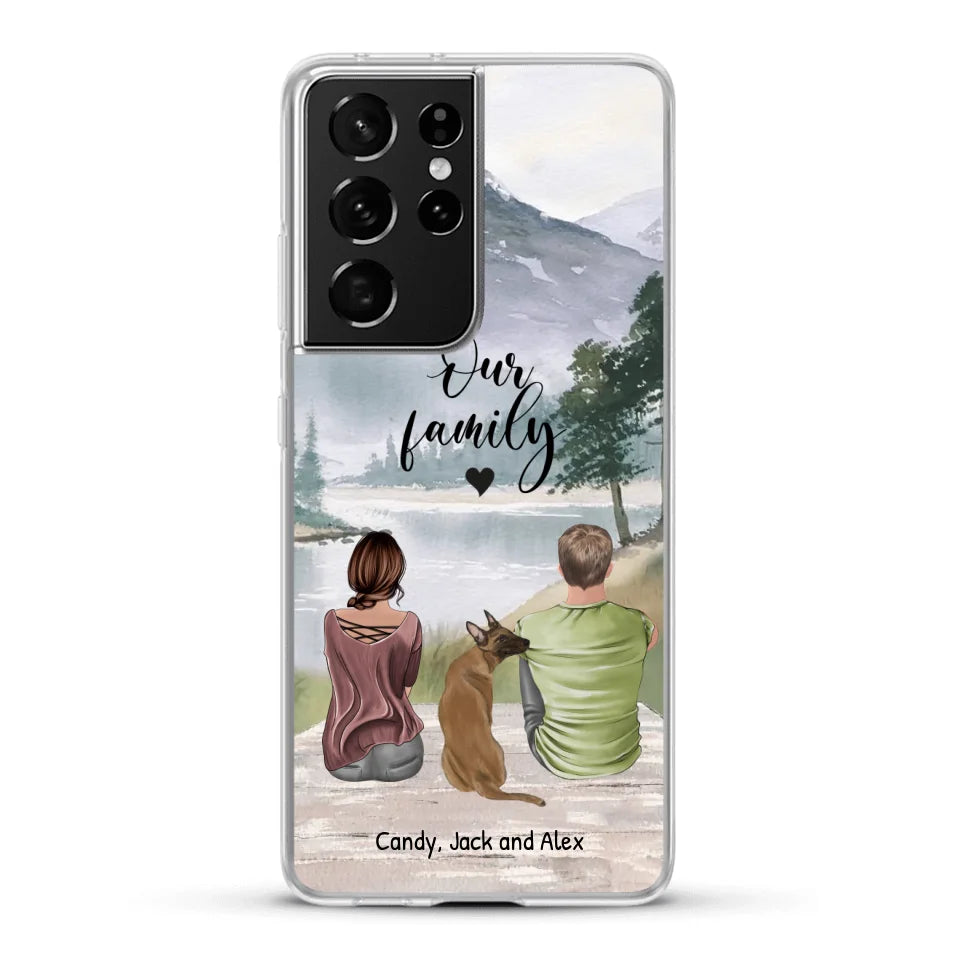 Together with our pet - Personalised phone case